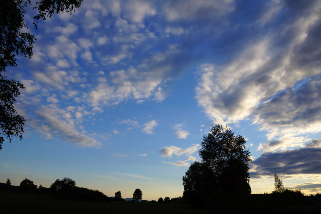 Märwiler Riet (Märwil, Thurgau): Himmel und Wolken