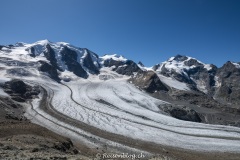 Berge und Gletscher